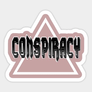 Conspiracy Triangle Sticker